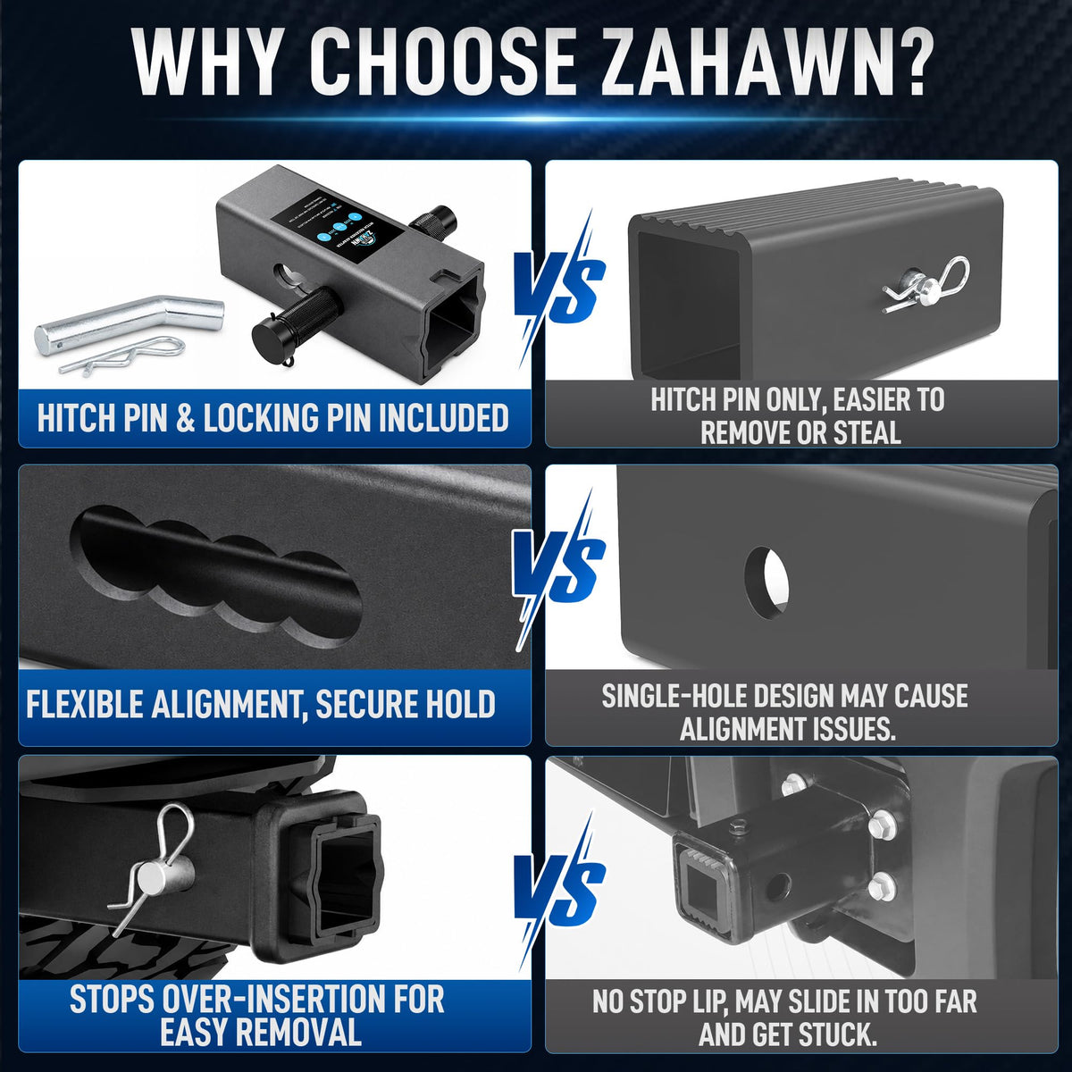Zahawn adapter side profile showing precise machining and fit