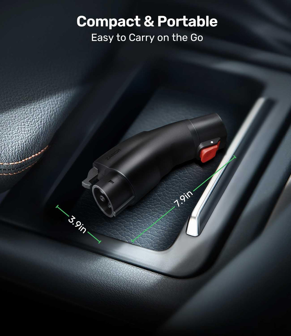 Zanch adapter with water spray demonstrating weather resistance and reliable performance