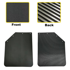 ZANURA polymer edge showing 1/5 inch thickness for impact and cold resistance