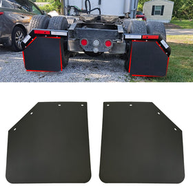 ZANURA front view of mud flaps showing full coverage and protection