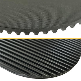 ZANURA mud flap beside ruler illustrating 24 by 30 inch dimensions