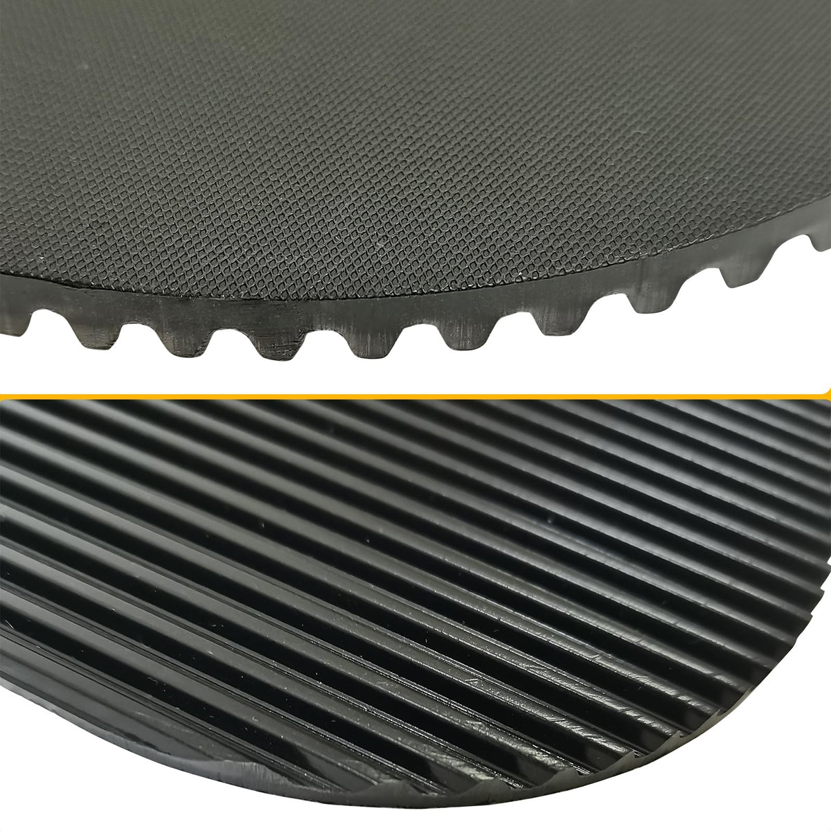 ZANURA mud flap beside ruler showing accurate 24x24 inch size