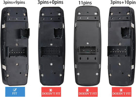 ZAPOSTS close-up of 3+9 pins connector confirming OEM fit and reliable connection