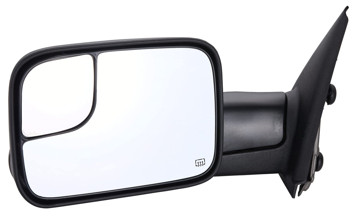 ZAPOSTS driver-side front view showing durable black housing and clean fit
