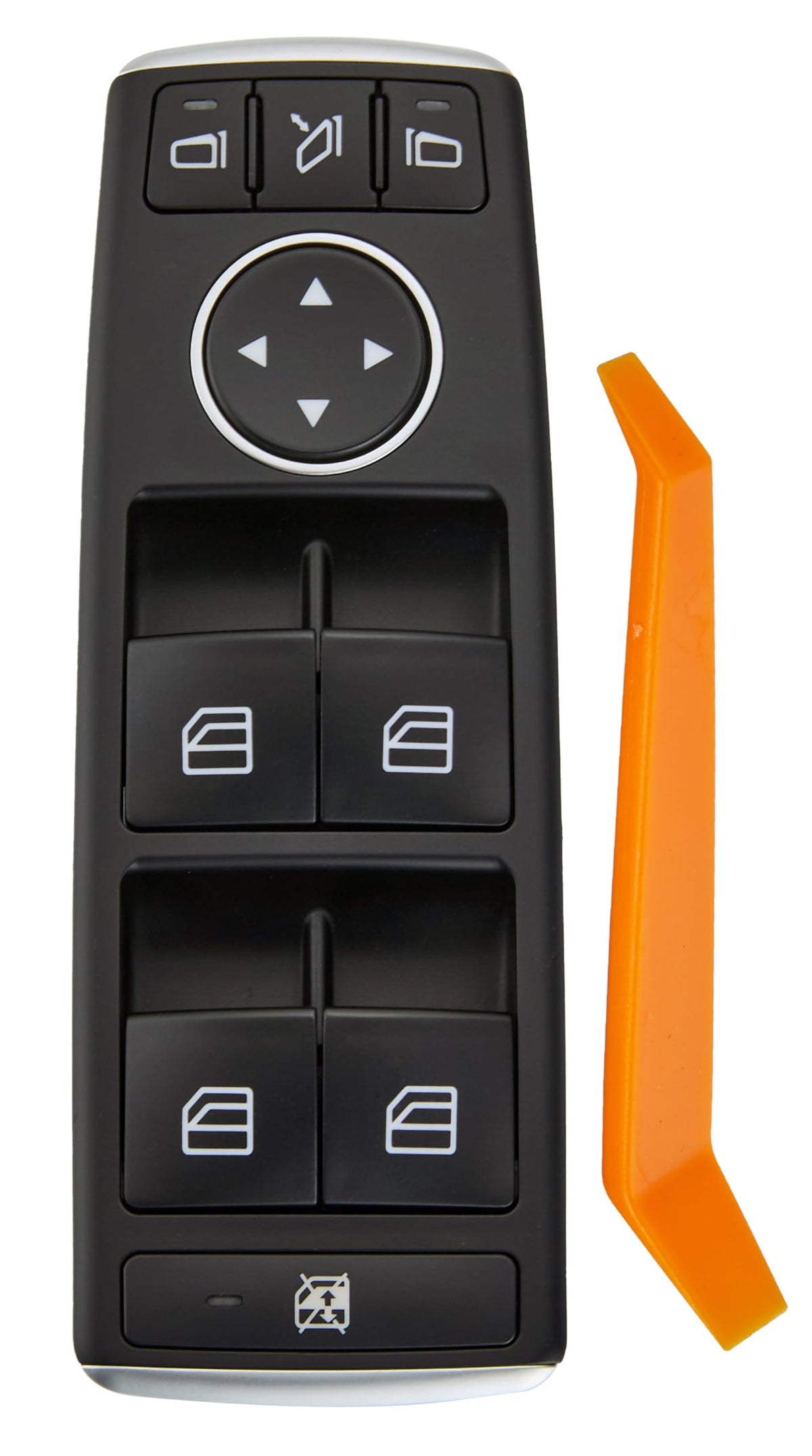 ZAPOSTS front panel view showing buttons and clean OEM-style finish for easy replacement