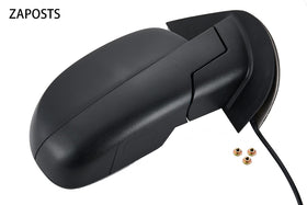 ZAPOSTS detailed shot of black mirror housing highlighting durable finish