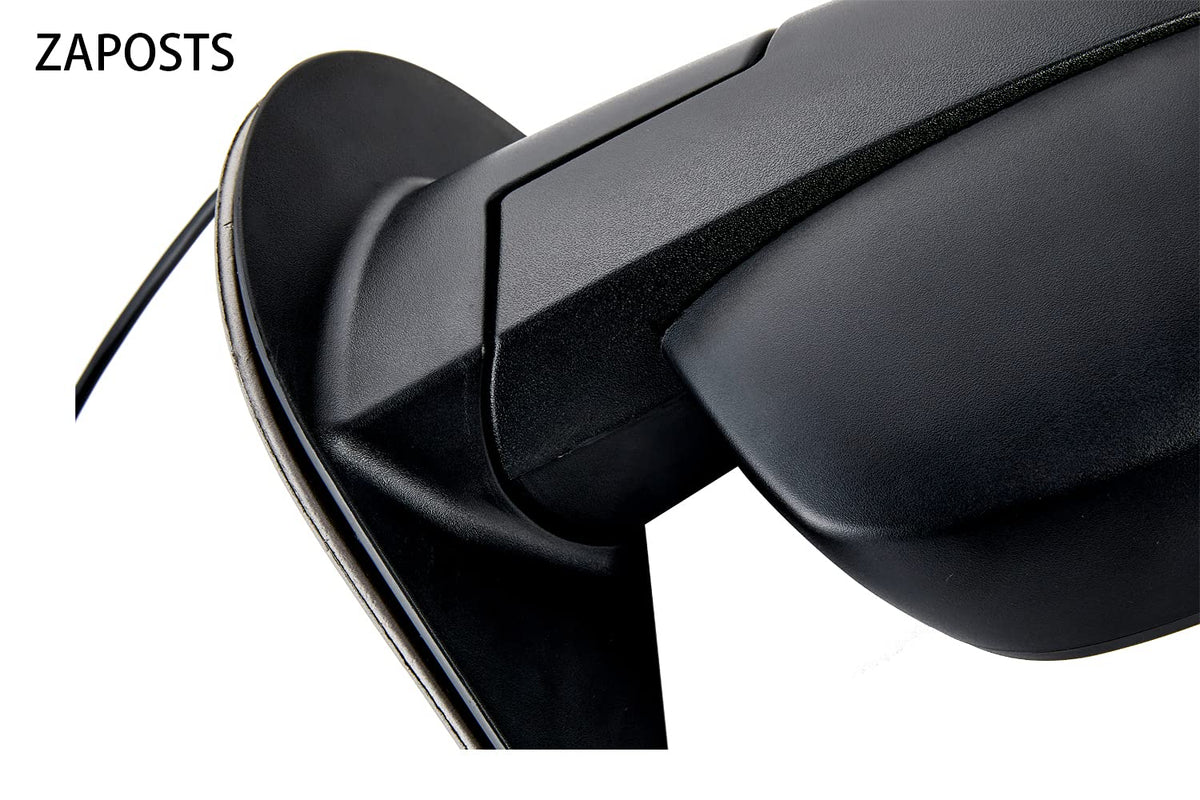 ZAPOSTS mirror on parked Chevy truck illustrating improved road safety
