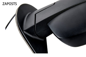 ZAPOSTS mirror on parked Chevy truck illustrating improved road safety