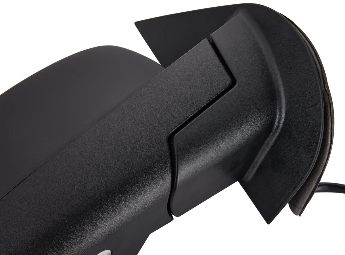 ZAPOSTS mirror side profile illustrating manual folding for parking protection