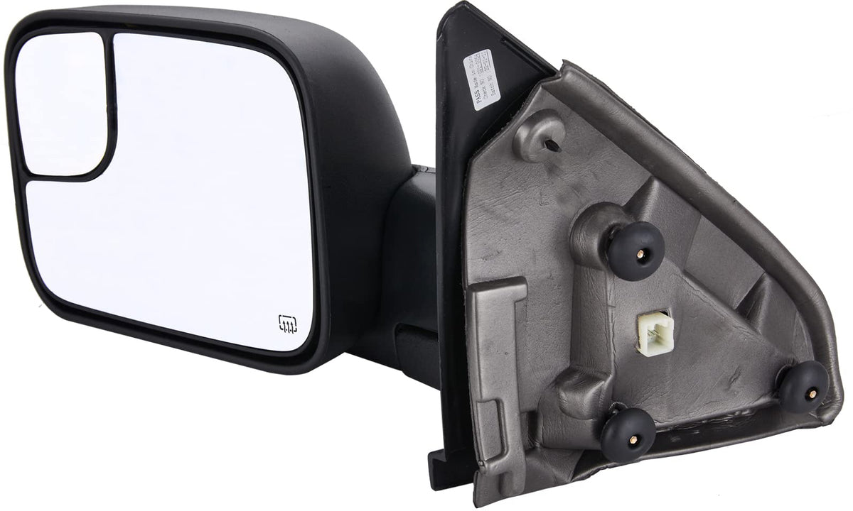 ZAPOSTS mirror mounted on truck door demonstrating accurate fitment