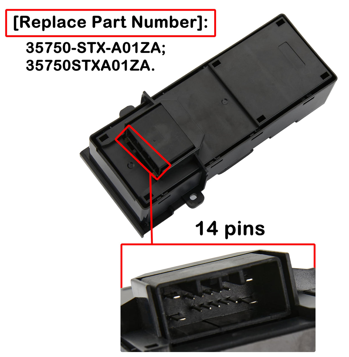 ZAPOSTS close-up of switch buttons highlighting tactile quality and durability