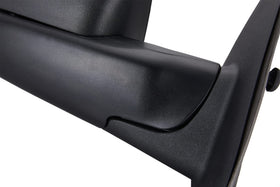 ZAPOSTS tow flip-up position showing extended view for trailers, enhanced sightlines