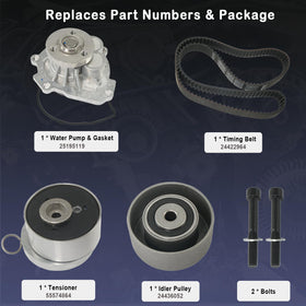 ZARDETO water pump detail showing machined surface for leak prevention
