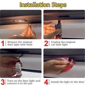 Zasekdge lifestyle night entry scene showing welcoming light that improves curbside visibility