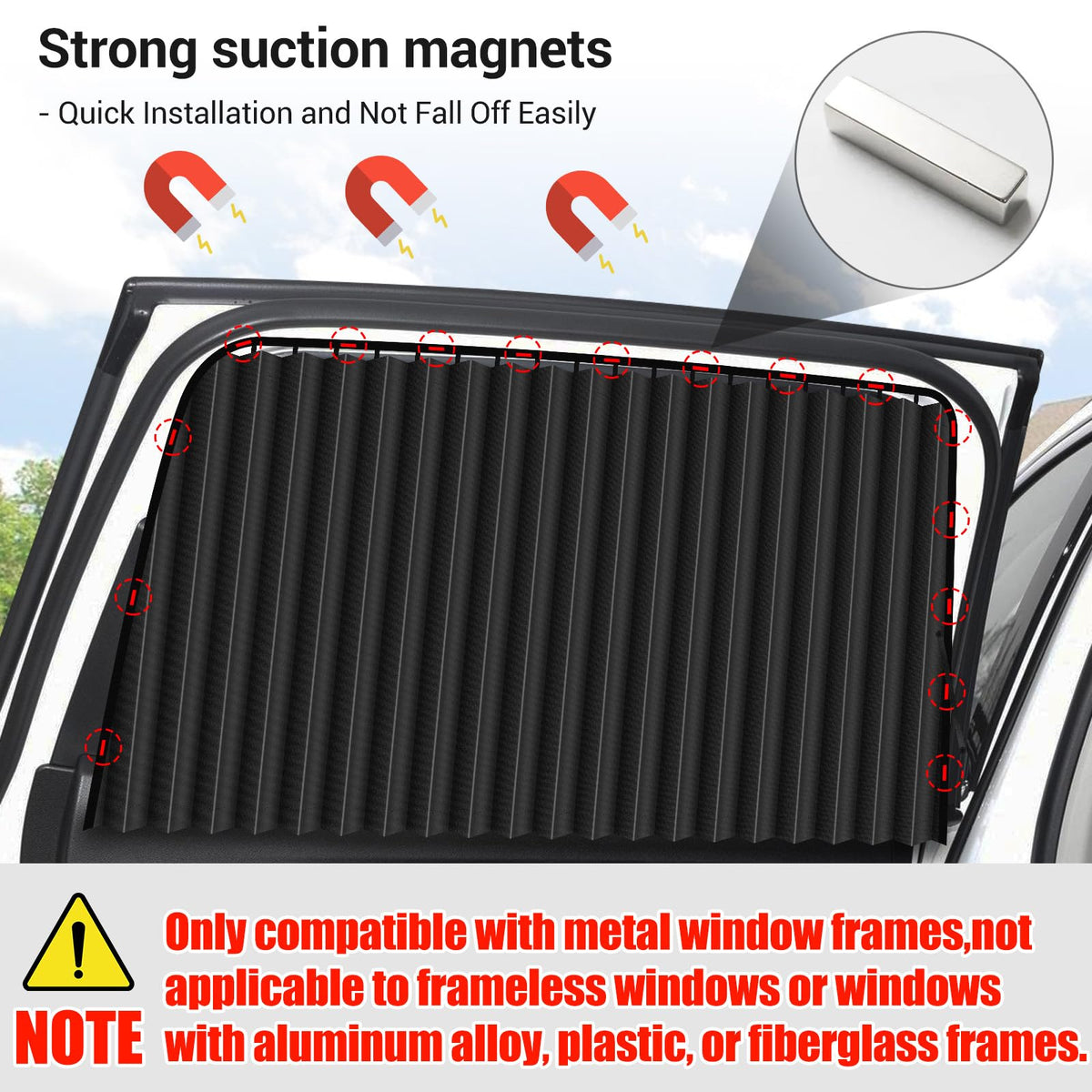 ZATOOTO close-up of embedded magnets demonstrating secure attachment