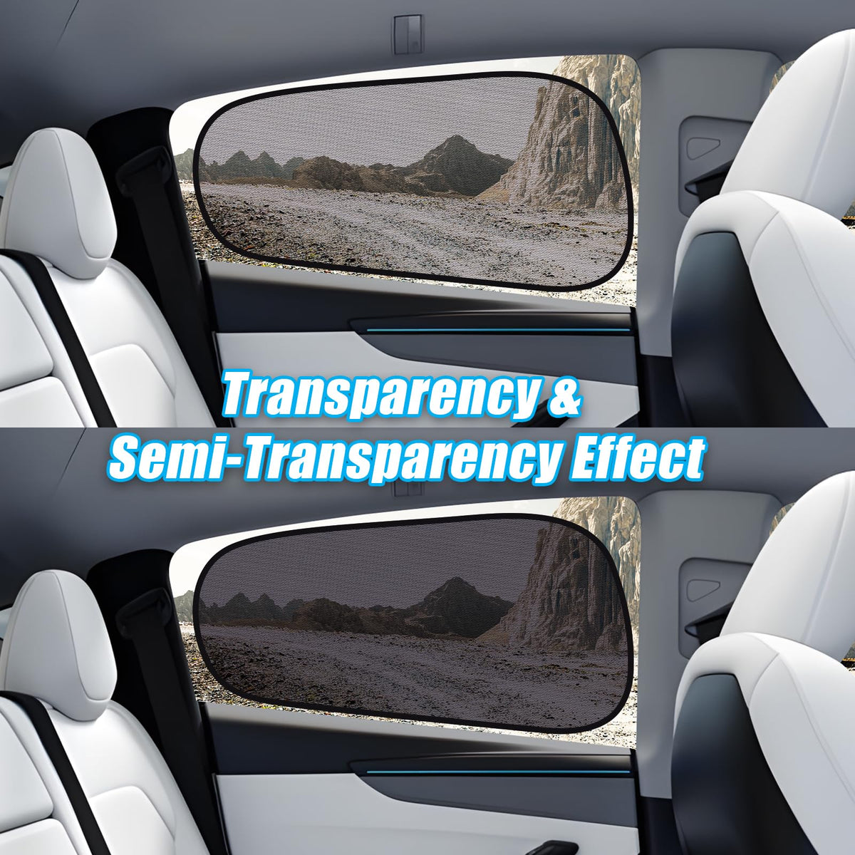 ZATOOTO close-up of semi-transparent mesh and reflective layer protecting interior