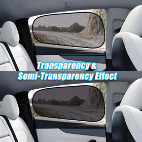 ZATOOTO close-up of semi-transparent mesh and reflective layer protecting interior