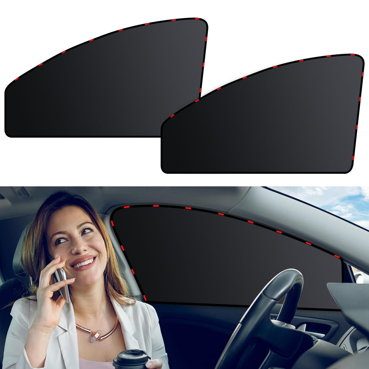 ZATOOTO front packaging showing driver-side blackout shade and benefits