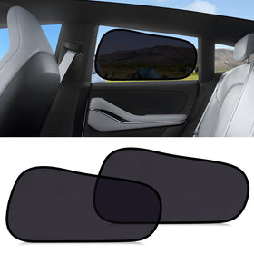 ZATOOTO front packaging showing Model Y rear side shade and benefits