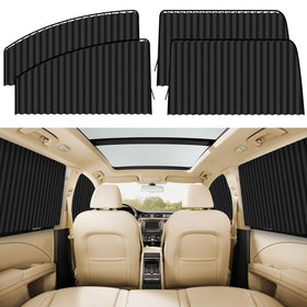 ZATOOTO front packaging showing four magnetic car curtains for quick install