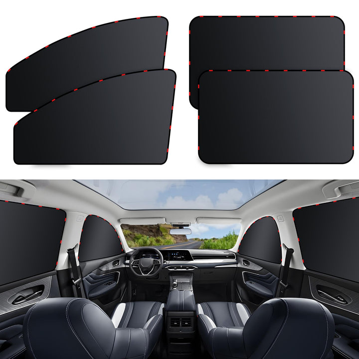 ZATOOTO front packaging showing full-blackout car window set and benefits