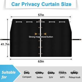 ZATOOTO curtain in use creating private rear space for caregiving