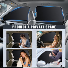 ZATOOTO installed on driver-side Camry window demonstrating total privacy when parked