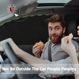 ZATOOTO installed on passenger side illustrating privacy for sleeping passengers