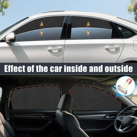 ZATOOTO installed on rear-side Camry window showing blackout coverage and discreet look