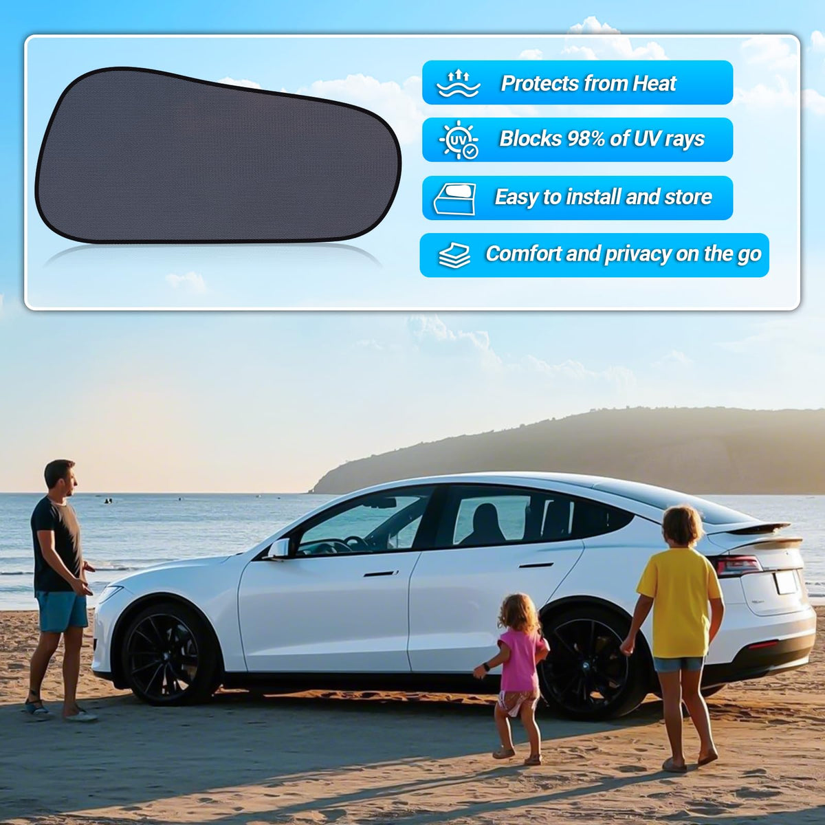 ZATOOTO product label and fitment detail indicating Model Y compatibility