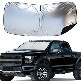 ZAZCQIL front packaging showing custom-fit F-150 shade benefit