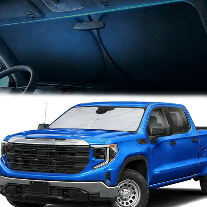 ZAZCQIL front view showing custom-fit packaging protecting windshield