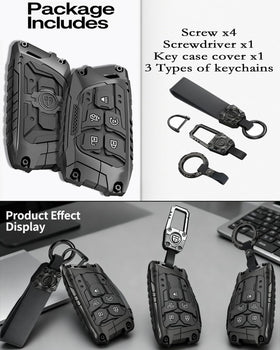 ZAZCQIL three keychain attachment options offering versatile carry benefit