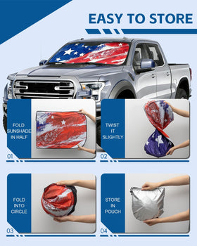 ZAZCQIL lifestyle shot on parked truck showing style and sun protection benefit