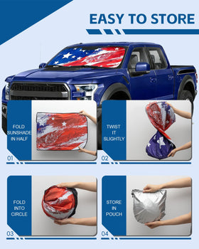 ZAZCQIL on parked truck showing style and sun protection benefit