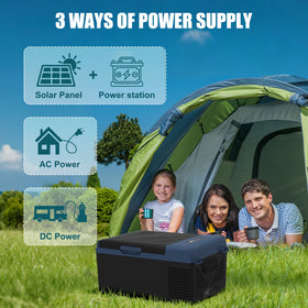 zcamp KI15 secured in SUV trunk, showing vehicle compatibility and stable placement