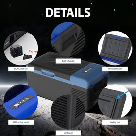 zcamp KI15 on campsite table, illustrating quiet operation and outdoor convenience