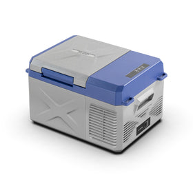 zcamp X9 front view showing compact fridge exterior and portability benefit