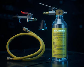 ZEAJSRU flushing head with rubber cone tip for precise targeted line cleaning