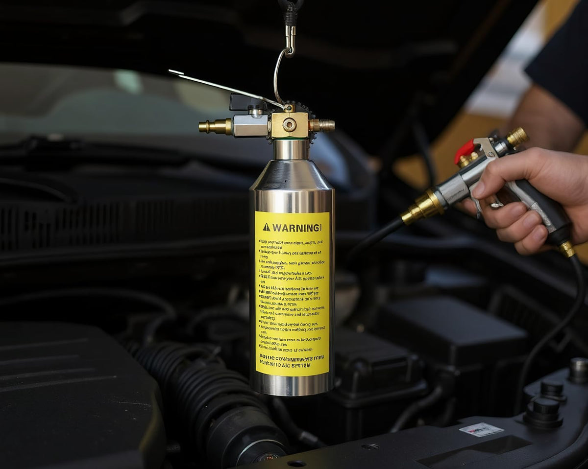 ZEAJSRU trigger spray gun held one-handed demonstrating easy controlled spraying
