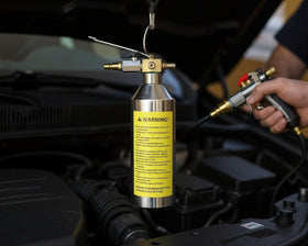 ZEAJSRU trigger spray gun held one-handed demonstrating easy controlled spraying