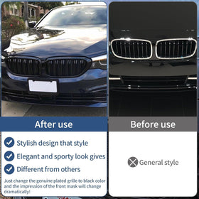 Zealhot grille on car in street setting, enhances front look