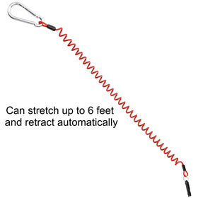 ZEAYEA fully extended 6ft cable on pavement demonstrating full reach