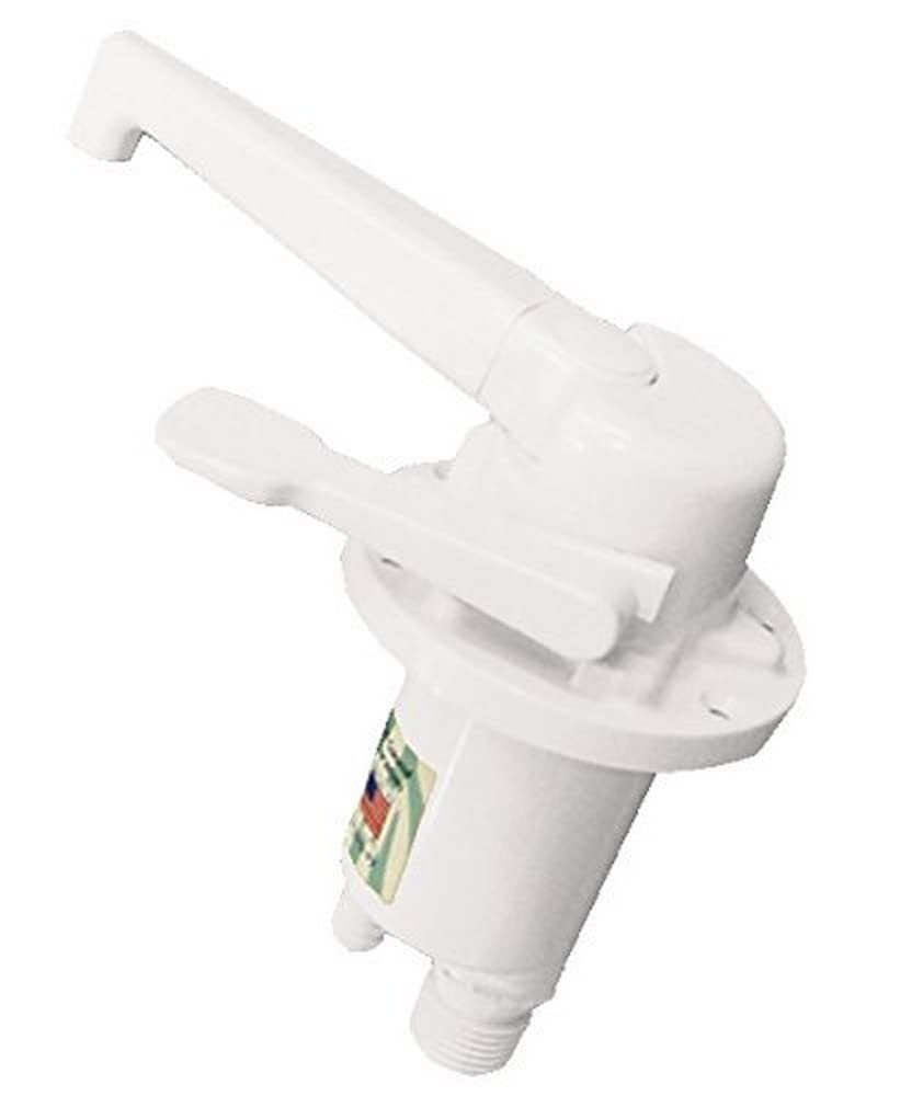 Zebra RV R3700 front view showing polar white faucet and pump, neat compact design