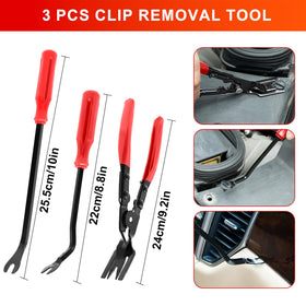 Zecirl clip pliers in use removing an interior trim clip preventing panel damage
