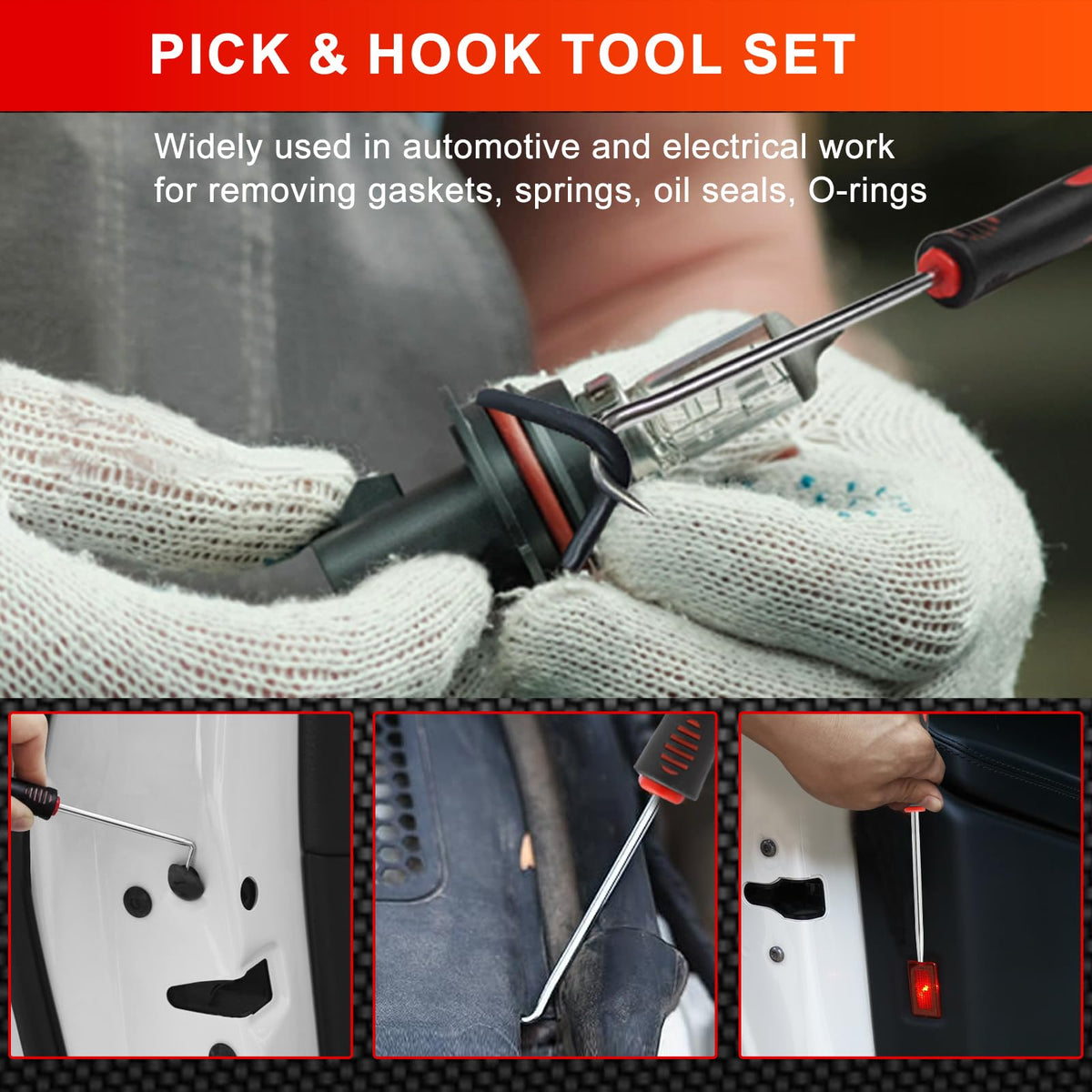 Zecirl scraper and handle texture highlighting ergonomic grip for comfortable gasket removal