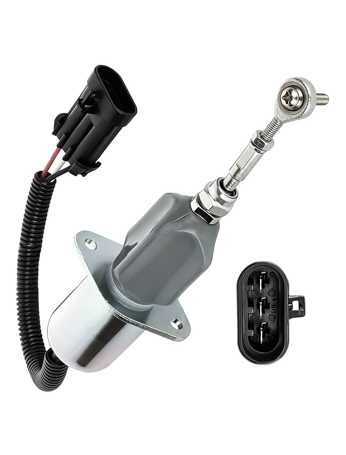 ZeeKee front view of solenoid showing mounting points and robust build for reliable replacement