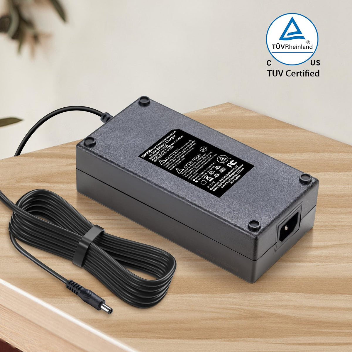 Zeekpowa unit charging an eBike battery highlighting in-use safety