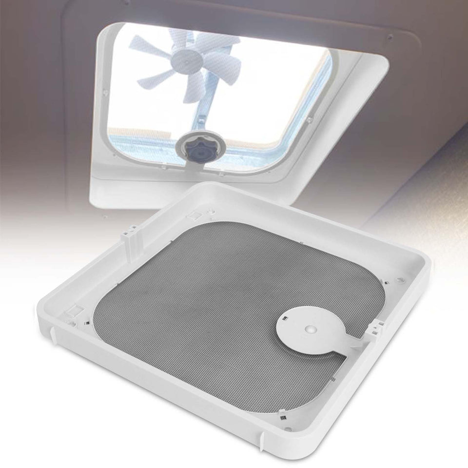 zejoot front view of replacement vent frame showing clean birch white finish and fit benefit