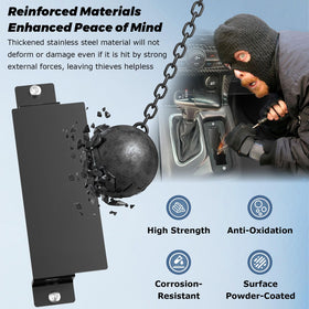 Zelvoro neutral cover installed under Challenger demonstrating theft deterrent